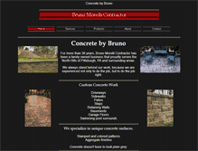 Tablet Screenshot of concretebybruno.com